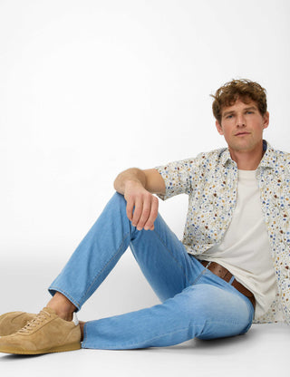 BRAX CADIZ U Straight Jeans - Bright Shore Blue - 7953720 81-7148-27