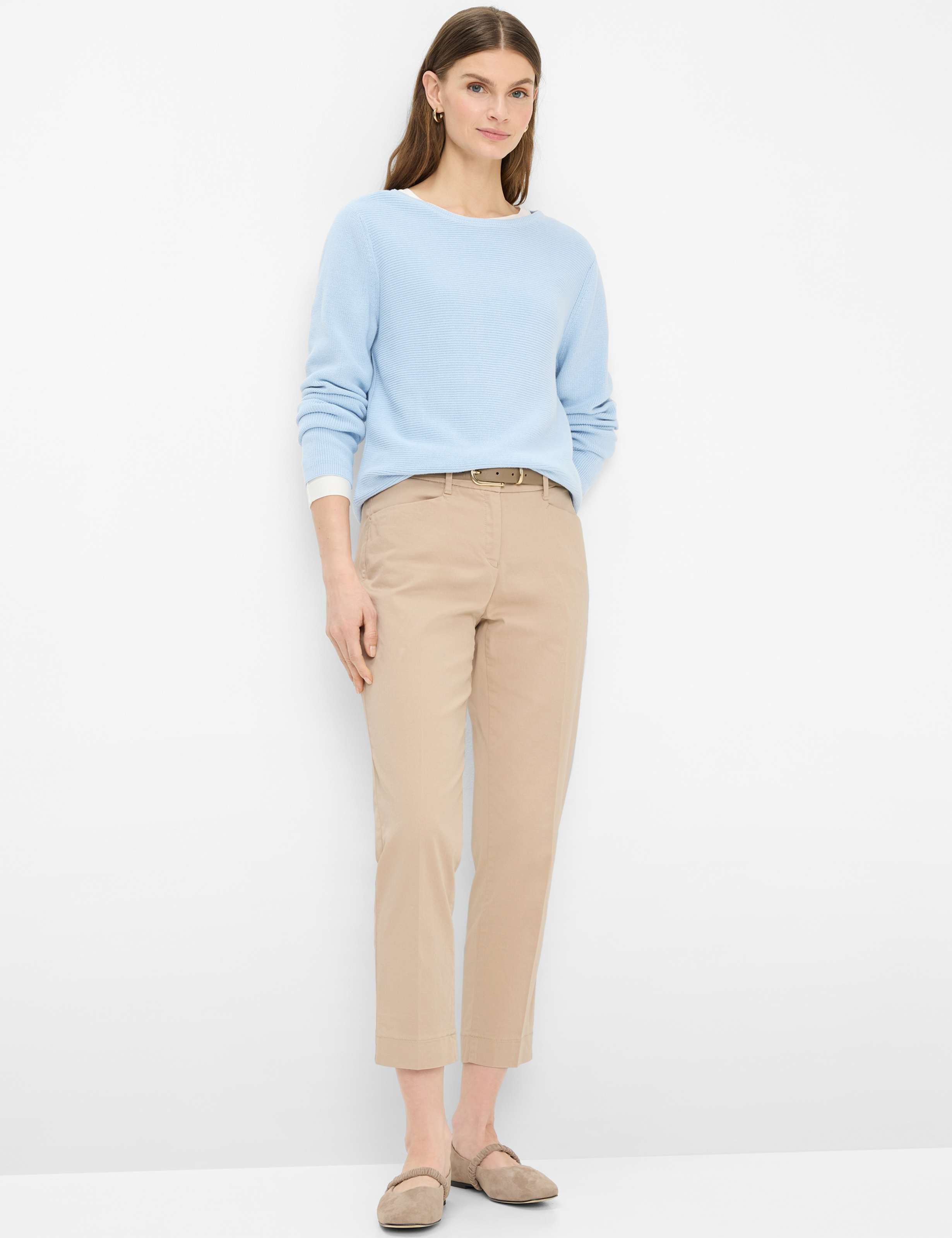 BRAX LESLEY Pullover/Longsleeve - Misty Sky Blue - 90111500 90-6002-27 von BRAX