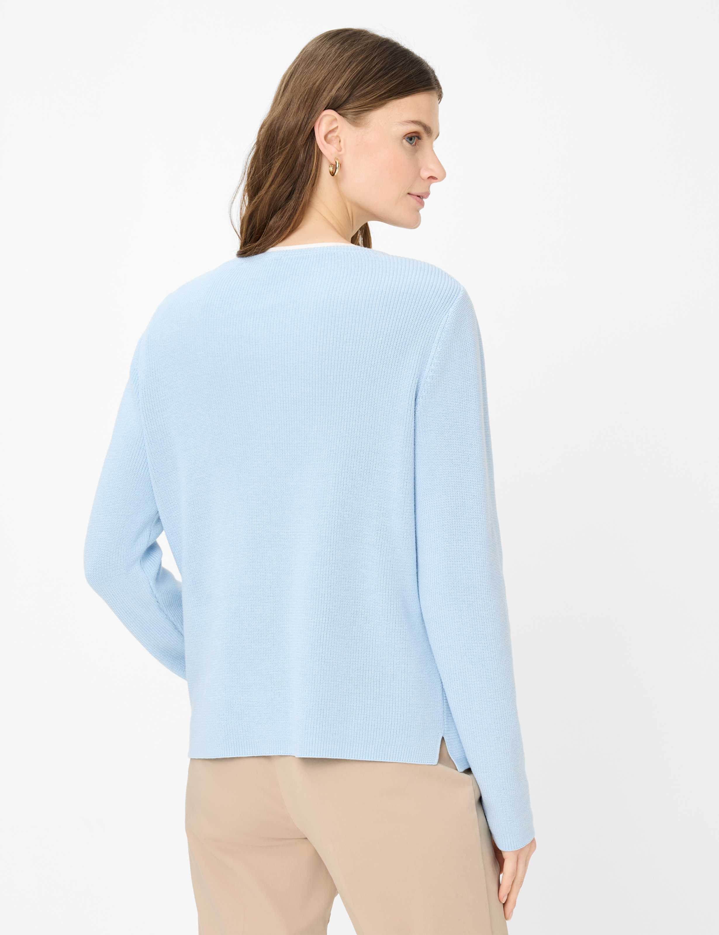 BRAX LESLEY Pullover/Longsleeve - Misty Sky Blue - 90111500 90-6002-27 von BRAX