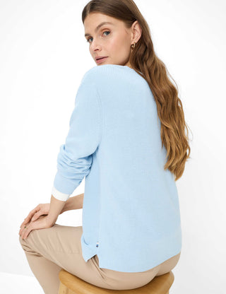 BRAX LESLEY Pullover/Longsleeve - Misty Sky Blue - 90111500 90-6002-27