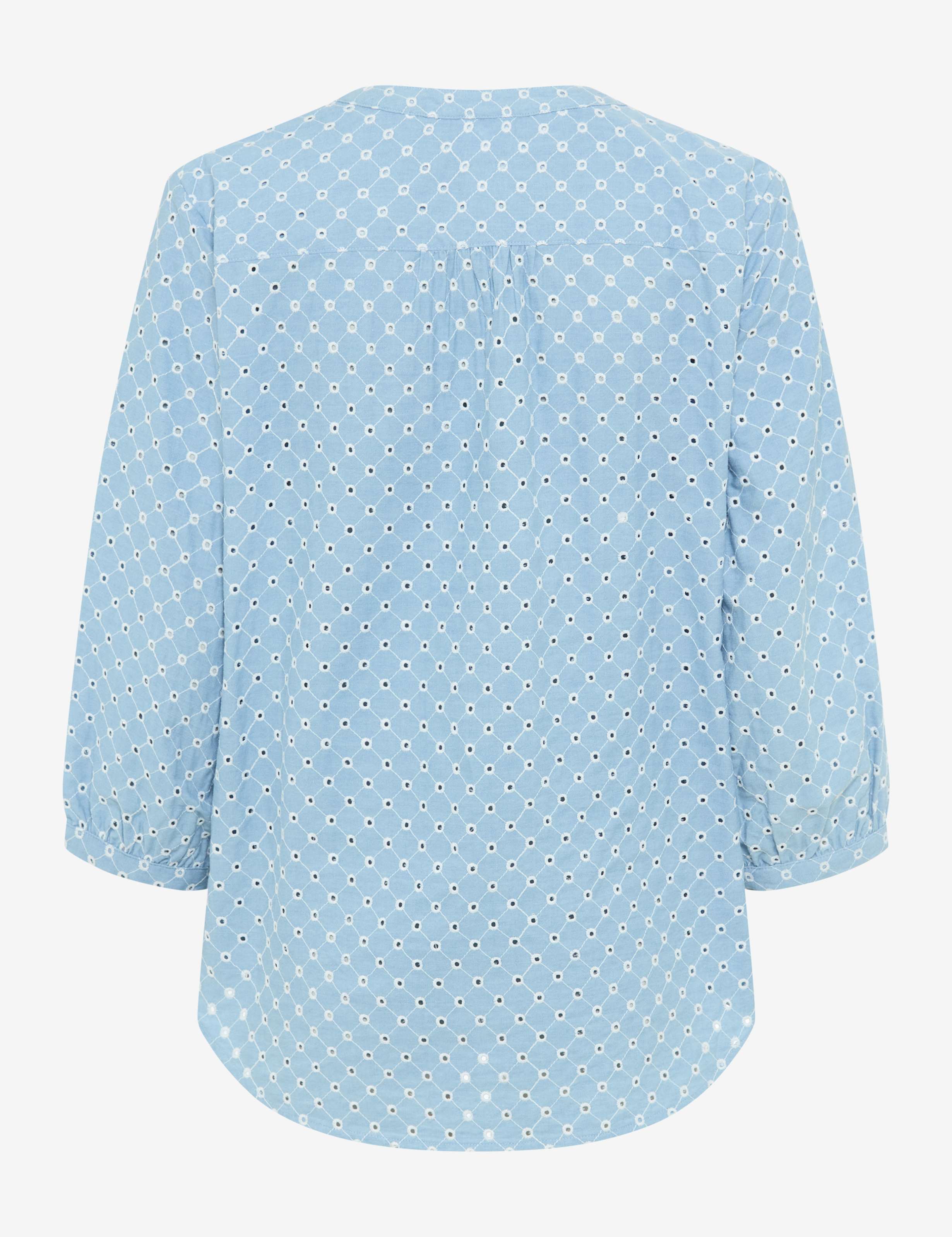 BRAX VELIA 3/4 Bluse - Cloudy Aqua Blue - 94151000 94-0031-27