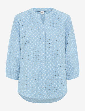 BRAX VELIA 3/4 Bluse - Cloudy Aqua Blue - 94151000 94-0031-27