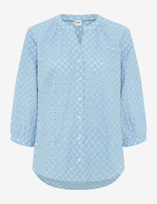 BRAX VELIA 3/4 Bluse - Cloudy Aqua Blue - 94151000 94-0031-27
