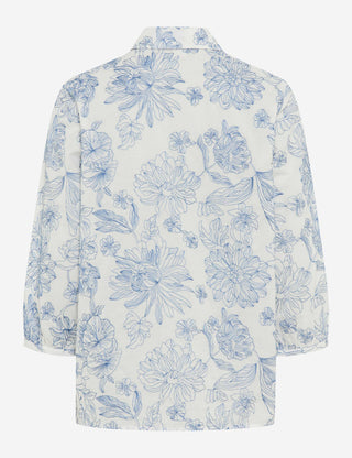 BRAX VICKI 3/4 Bluse - Coastal Chalk Blue - 94131400 94-0039-27