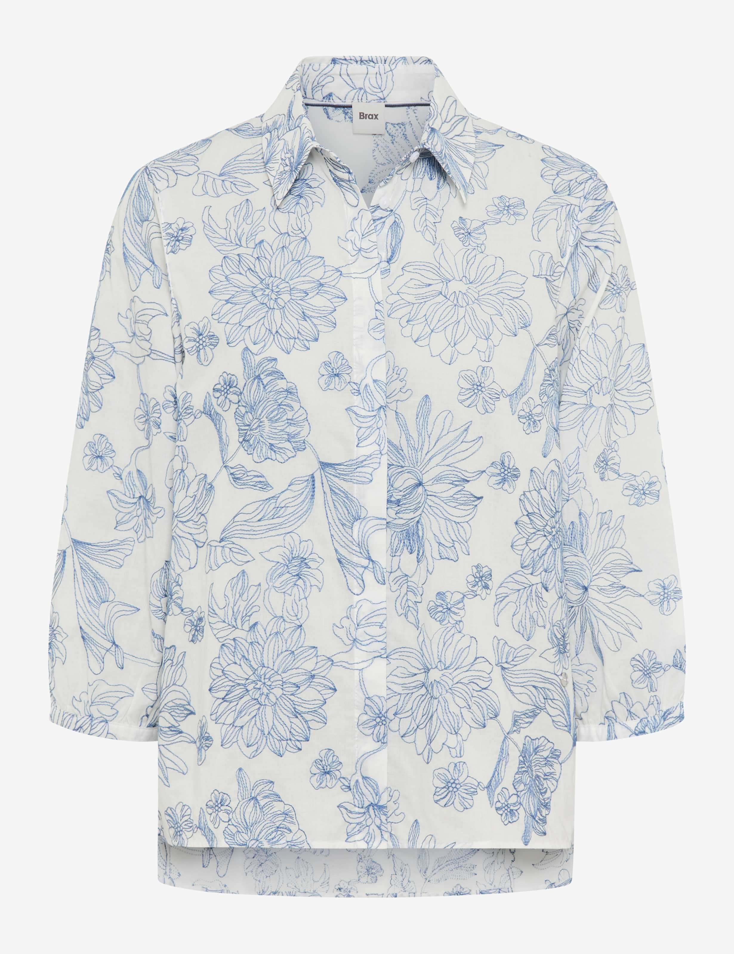 BRAX VICKI 3/4 Bluse - Coastal Chalk Blue - 94131400 94-0039-27