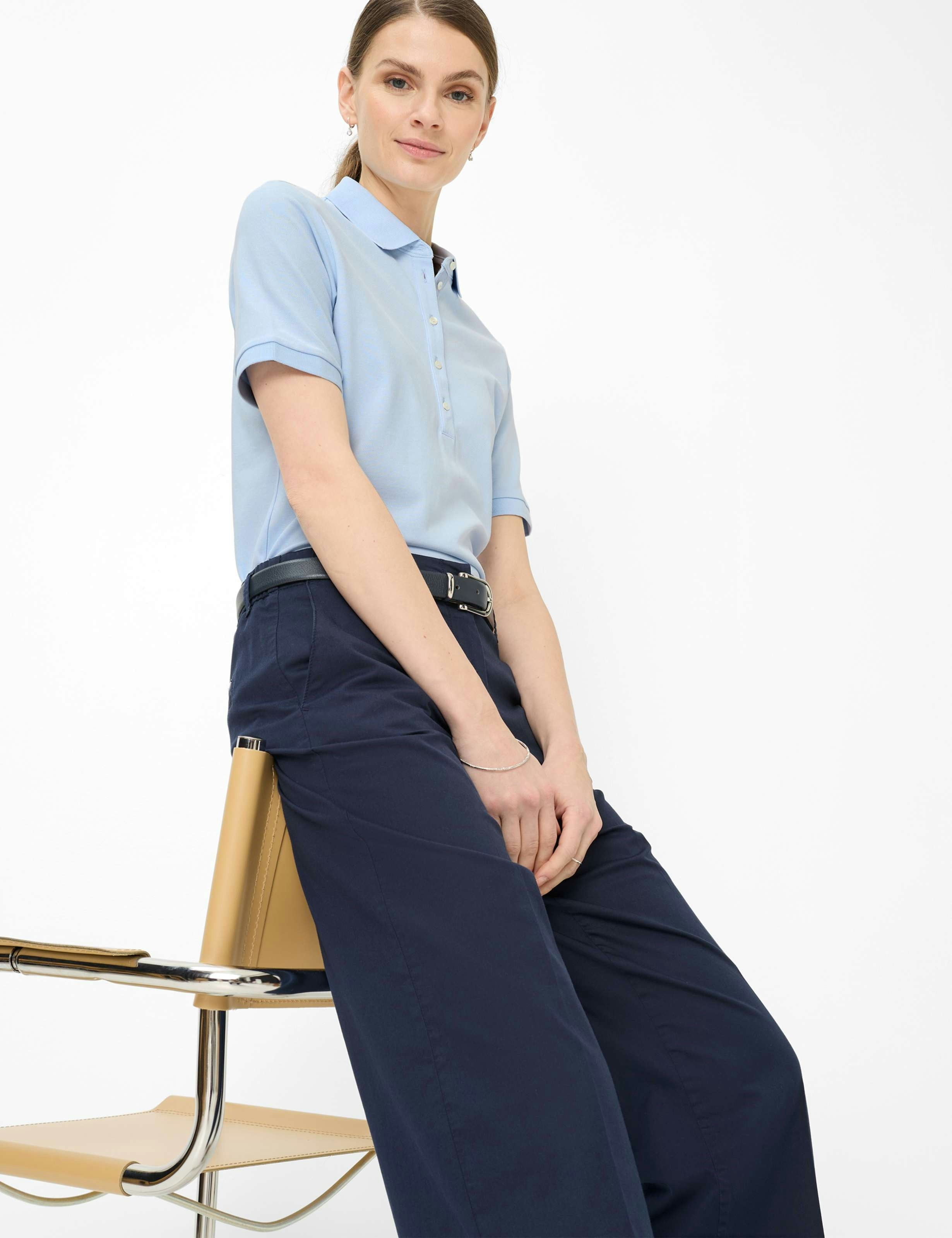 BRAX CLEO Poloshirt himmelblau 90637500 31-3308-27 von BRAX