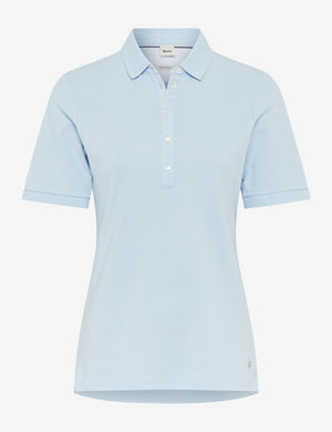 BRAX CLEO Poloshirt - Misty Horizon Blue - 90637500 31-3308-28