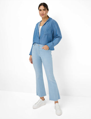 BRAX Shakira S Bootcut Jeans - Skywashed Ocean Light - 9959820 71-7928-28