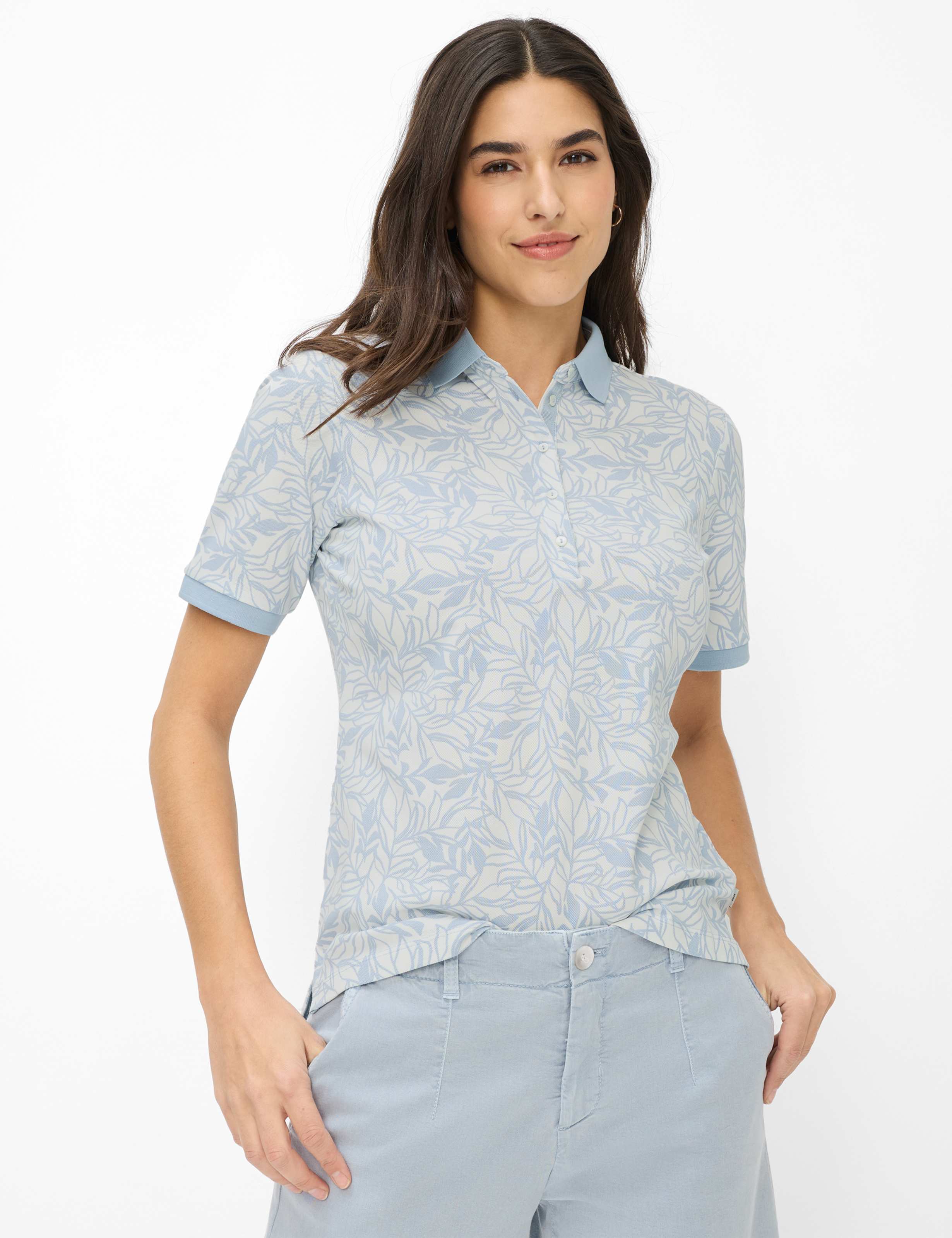BRAX CLEO.S Poloshirt - Misty Coastal Blue - 90666000 90-0046-28 von BRAX