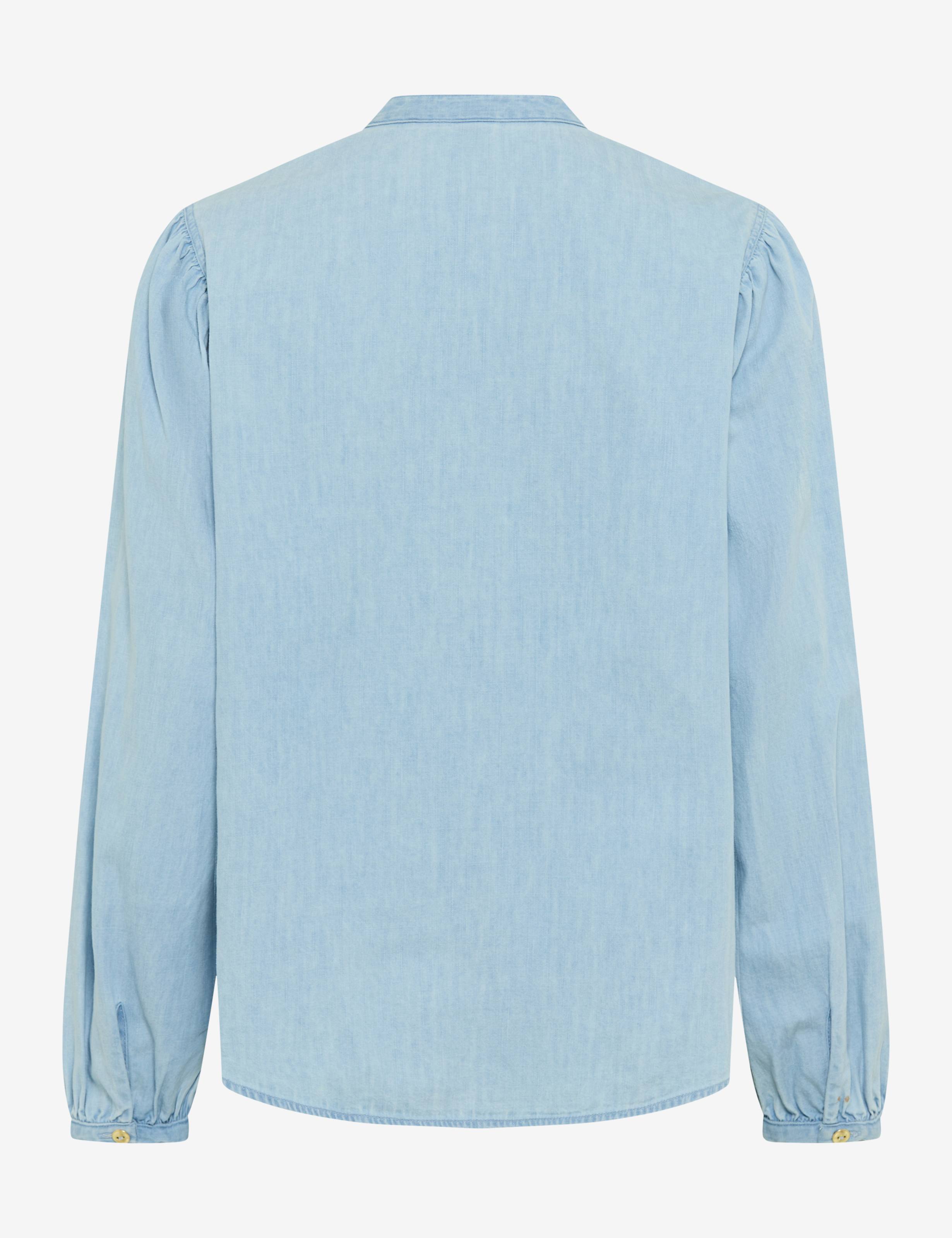 BRAX VALERIA Langarm Bluse Sky Mist Blue - 94151700 94-0015-29