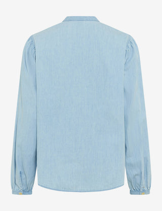 BRAX VALERIA Langarm Bluse Sky Mist Blue - 94151700 94-0015-29