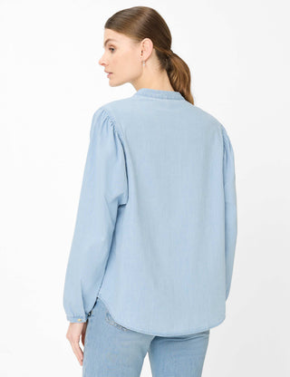 BRAX VALERIA Langarm Bluse Sky Mist Blue - 94151700 94-0015-29
