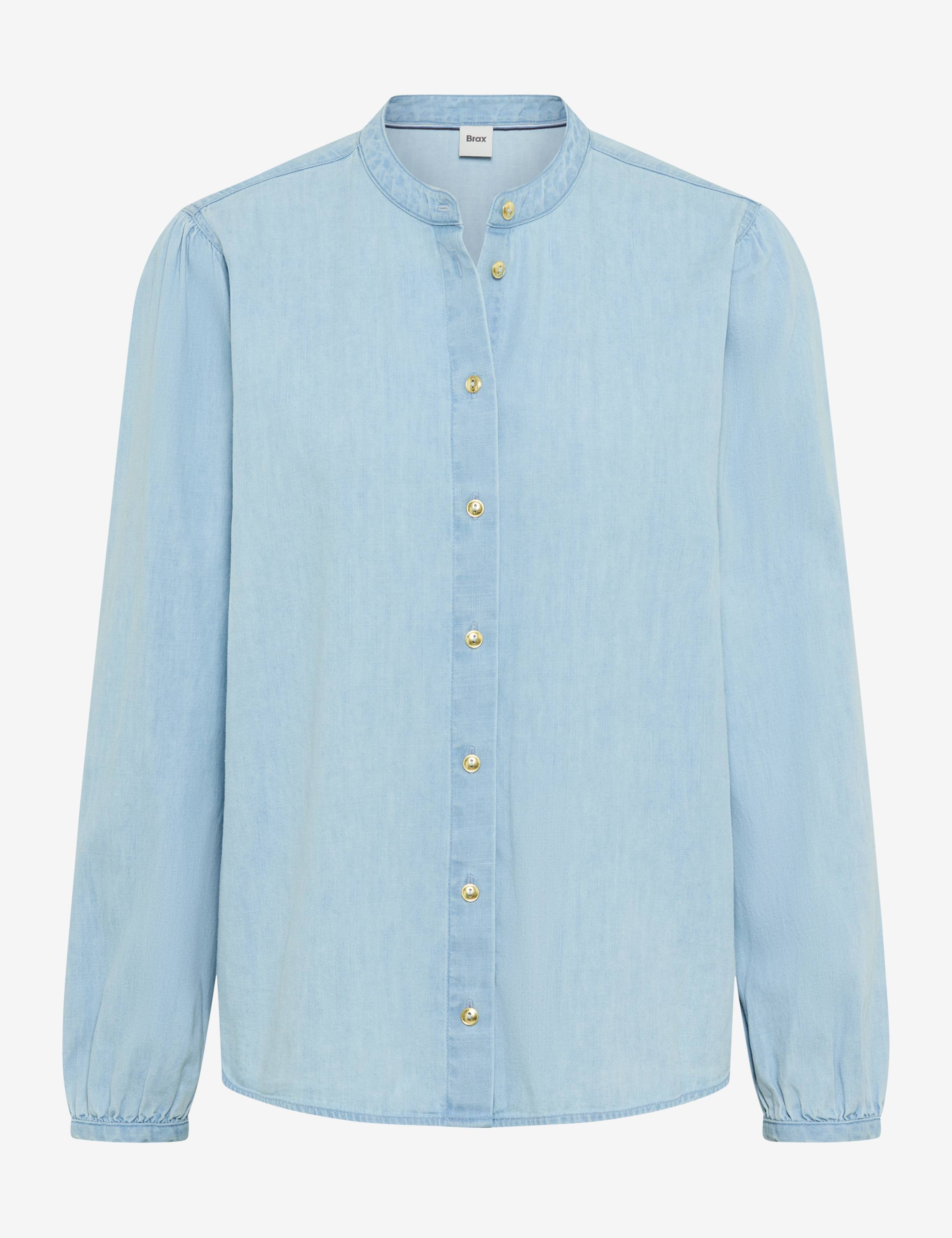 BRAX VALERIA Langarm Bluse Sky Mist Blue - 94151700 94-0015-29