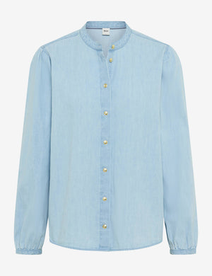 BRAX VALERIA Langarm Bluse Sky Mist Blue - 94151700 94-0015-29