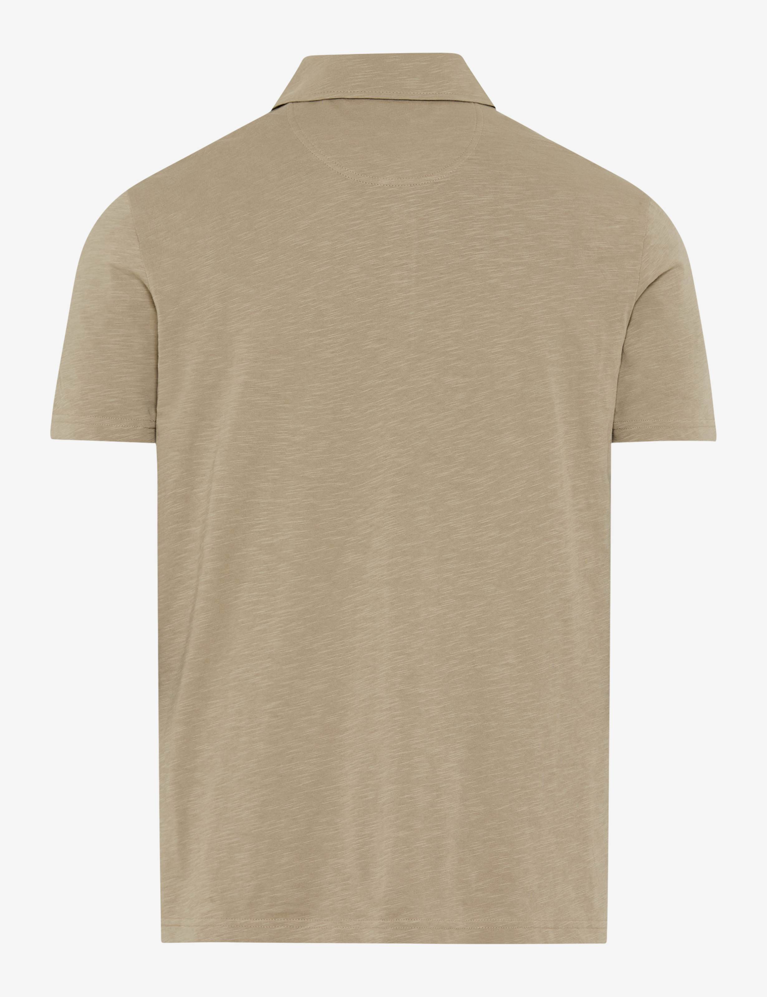 BRAX PAVO Poloshirt light khaki jersey 70440300 70-0061-35 - Cotton Slub von BRAX