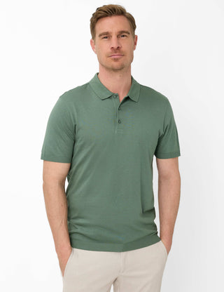 BRAX PARVIS Poloshirt - Olive Sage Green - 70436900 70-0016-36