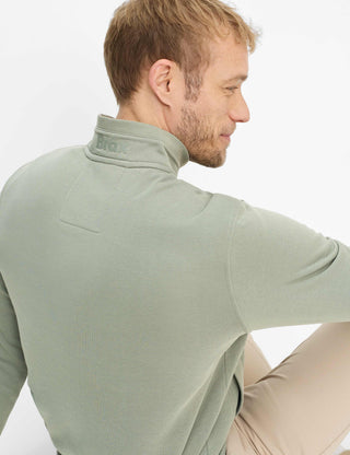 BRAX SCOTT Sweatjacke - Pine Sage Green - 70623100 70-0045-36