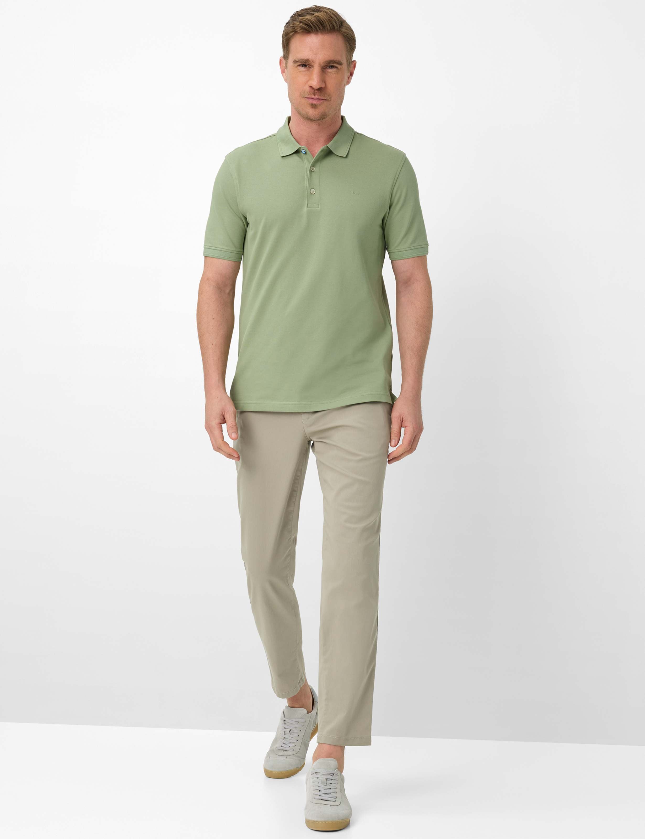 BRAX Pete Poloshirt - Sage Mist Green - 70426000 21-4508-37 von BRAX