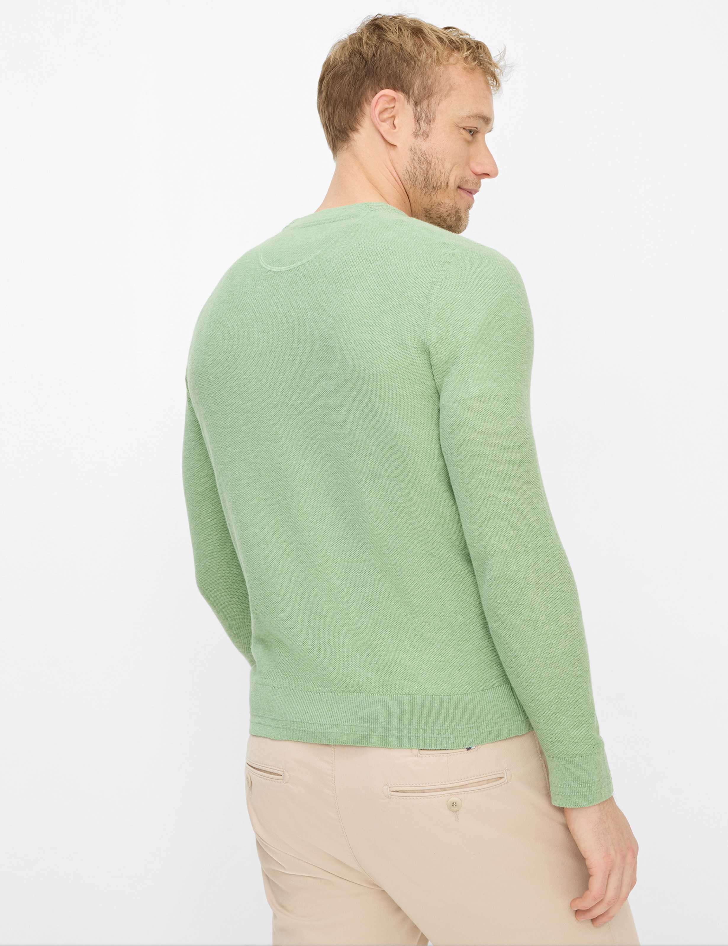BRAX RICK Pullover/Longsleeve - Sage Spring Glow - 70133300 70-0500-37 von BRAX