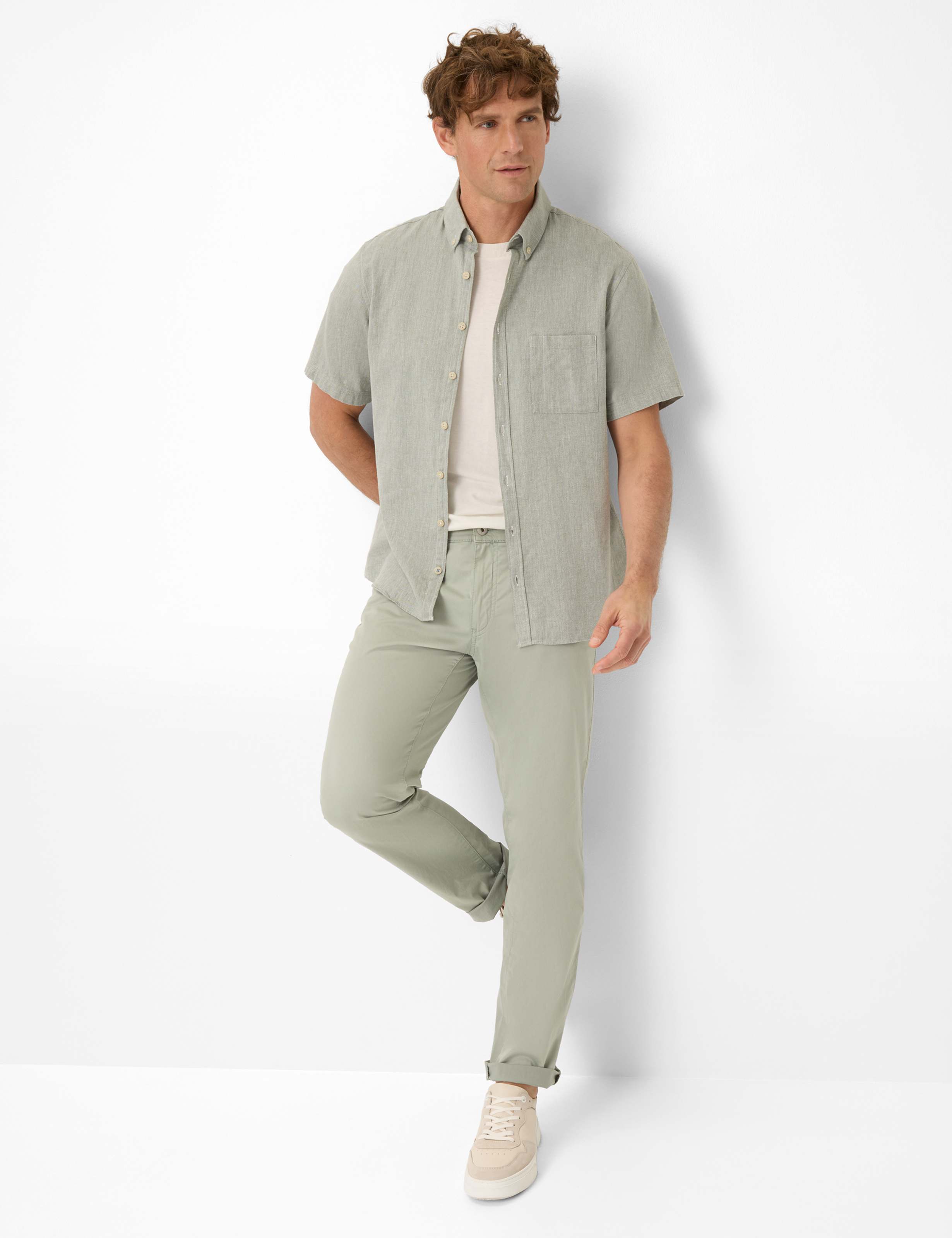 BRAX CADIZ U Stoffhose - Seafoam Sage - 7884120 81-3128-37 von BRAX