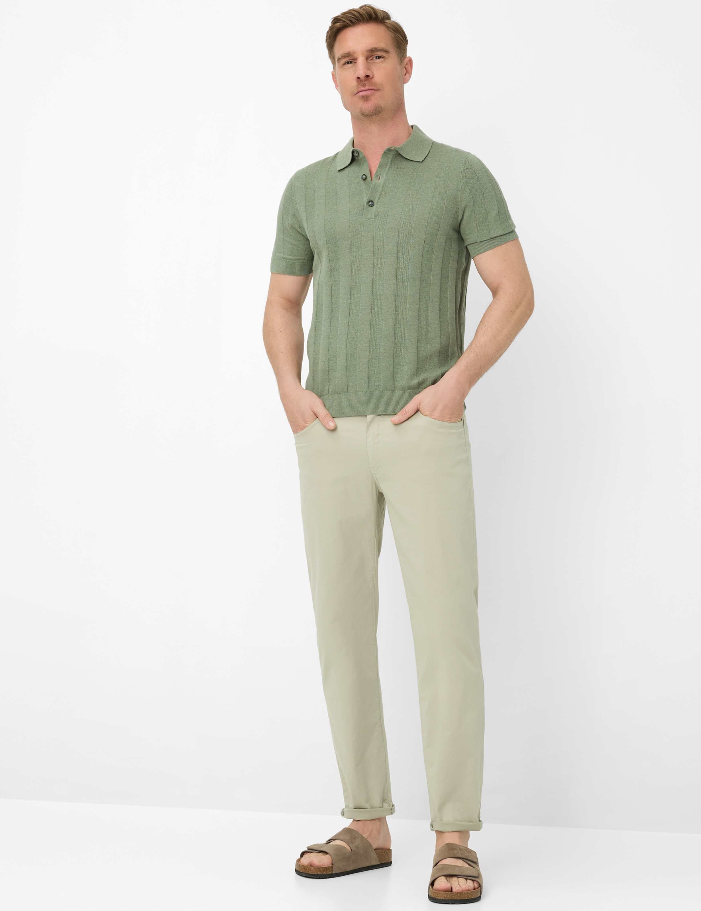 BRAX CADIZ U Straight - Sunlit Khaki - 7884120 07-3122-39 von BRAX