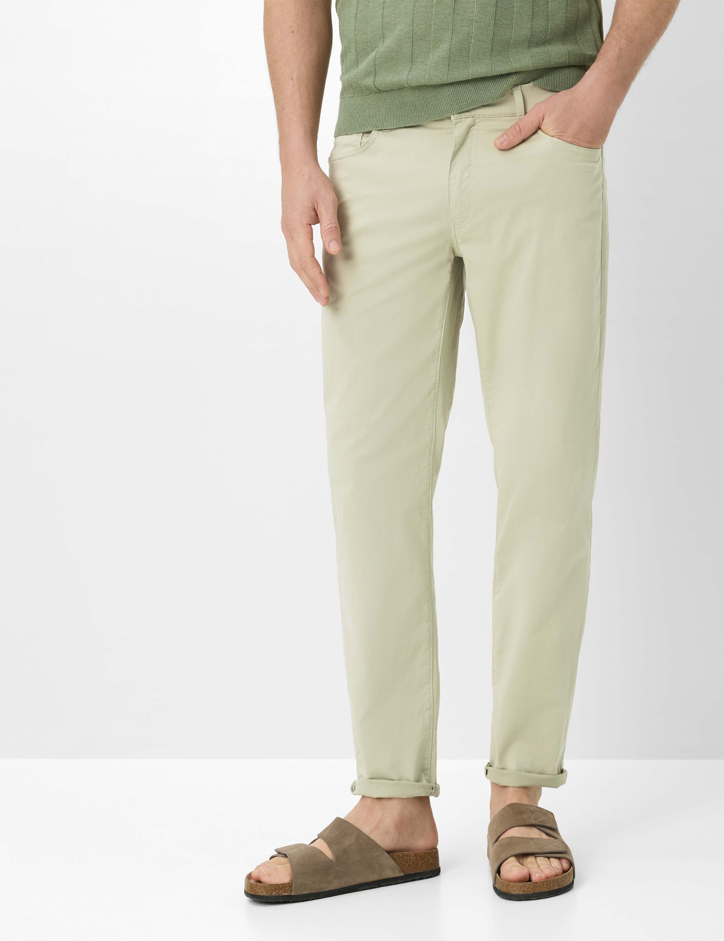 BRAX CADIZ U Straight - Sunlit Khaki - 7884120 07-3122-39 von BRAX