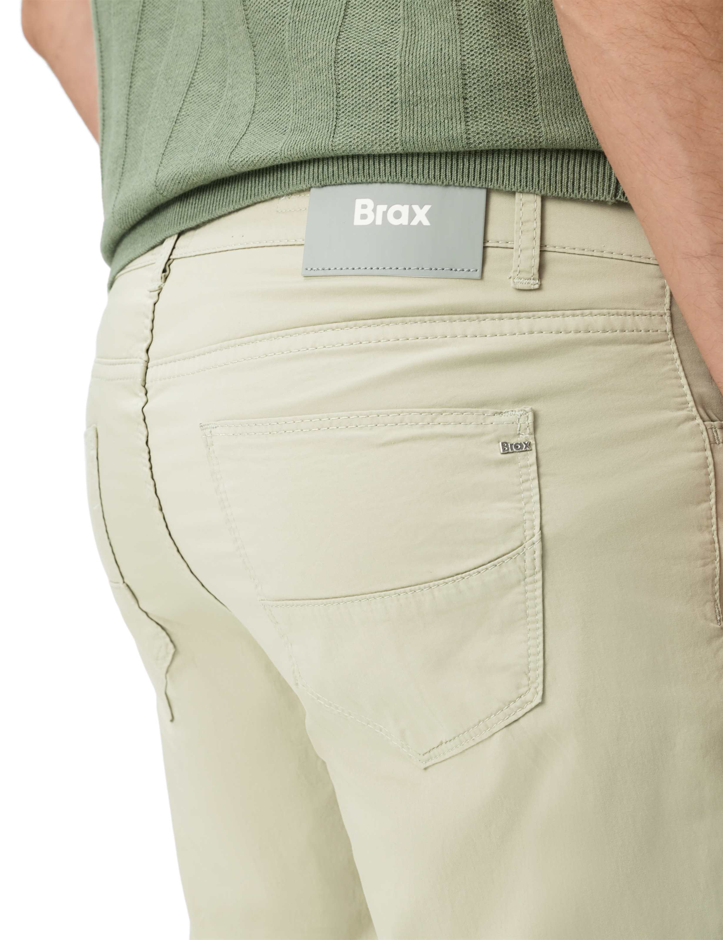 BRAX CADIZ U Straight - Sunlit Khaki - 7884120 07-3122-39 von BRAX
