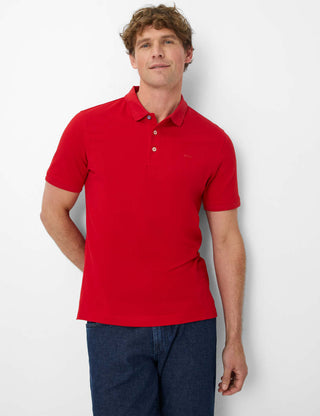 BRAX PETE Poloshirt - Crimson Pulse - 70426000 21-4508-43