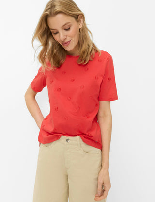 BRAX CIRA.S T-Shirt Rundhals hibiscus knitted 90667700 90-0067-45