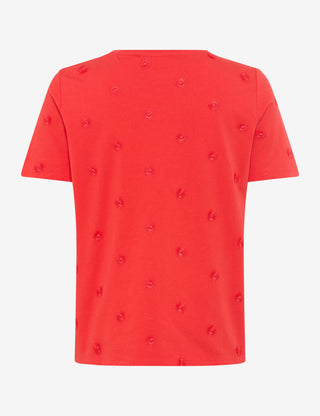 BRAX CIRA.S T-Shirt Rundhals hibiscus knitted 90667700 90-0067-45
