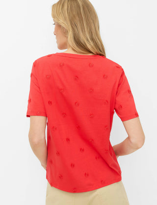 BRAX CIRA.S T-Shirt Rundhals hibiscus knitted 90667700 90-0067-45