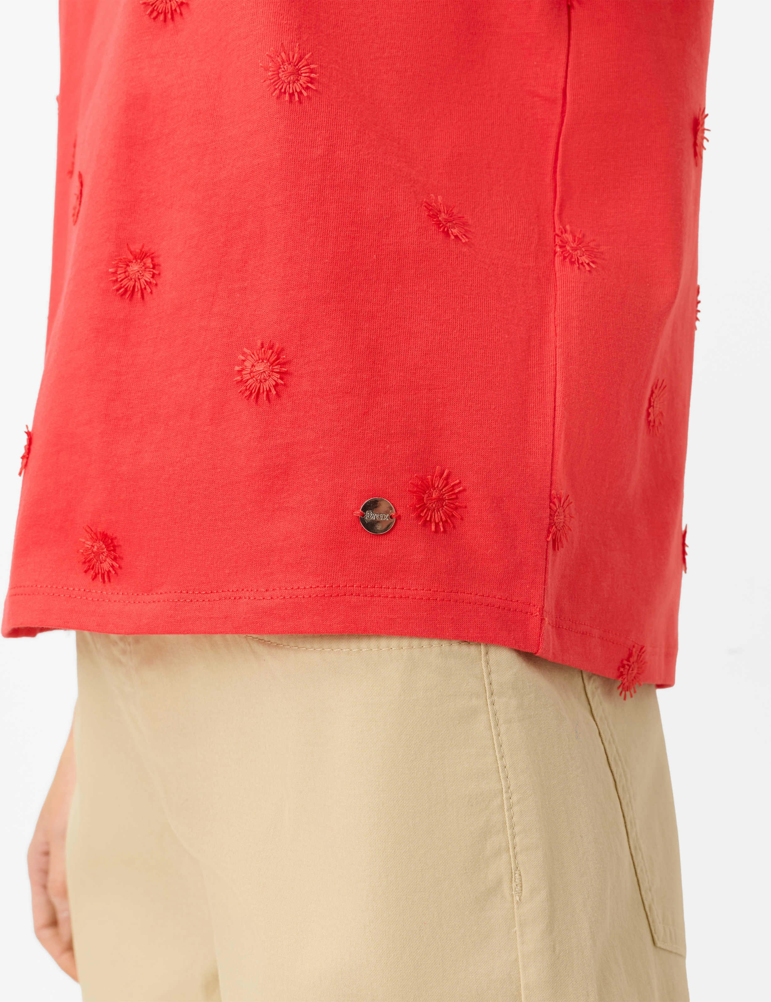 BRAX CIRA.S T-Shirt Rundhals hibiscus knitted 90667700 90-0067-45 von BRAX
