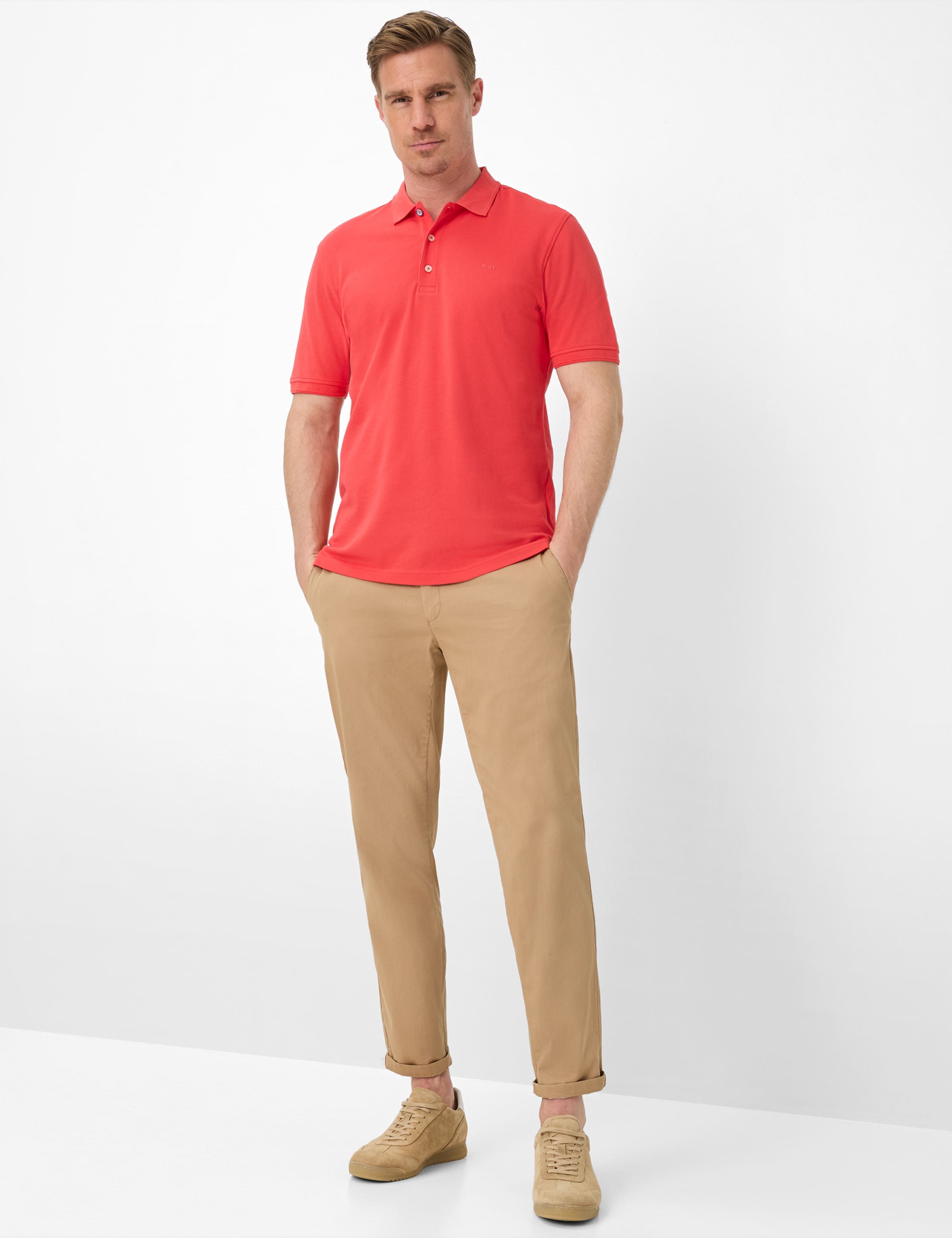 BRAX PETE Poloshirt hibiscus 70426000 21-4508-46 - HI-FLEX von BRAX