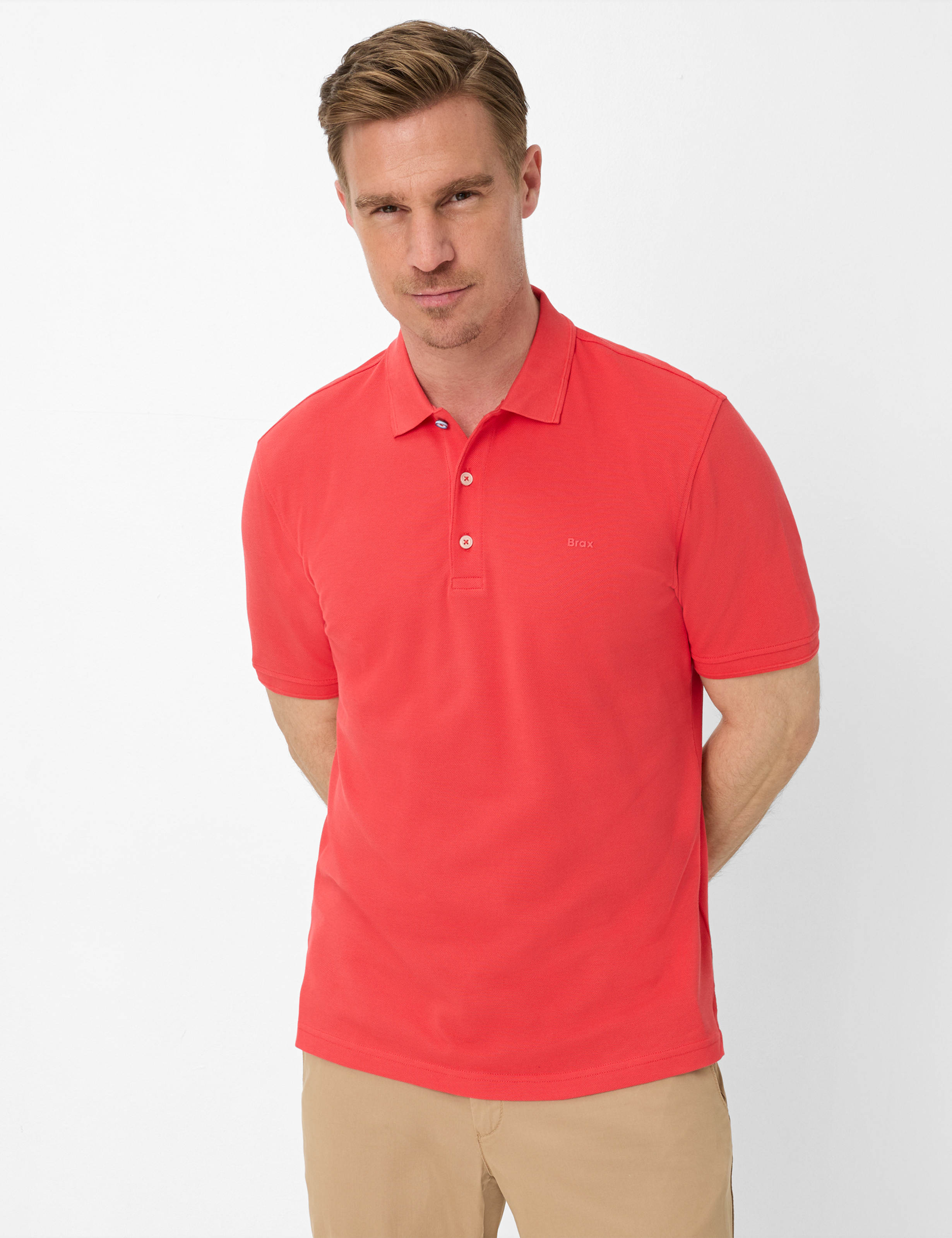 BRAX PETE Poloshirt hibiscus 70426000 21-4508-46 - HI-FLEX von BRAX