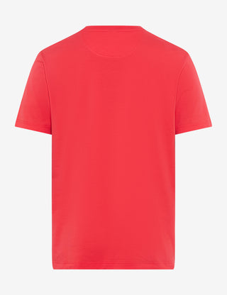 BRAX TED Kurzarm T-Shirt - Crimson Drift Red - 70816100 70-0008-46
