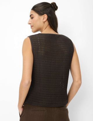 BRAX INA Top - Espresso Dusk Brown - 90664100 90-0041-52