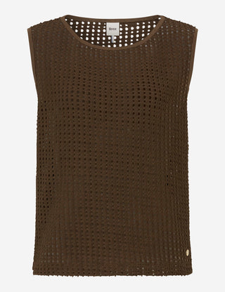 BRAX INA Top - Espresso Dusk Brown - 90664100 90-0041-52