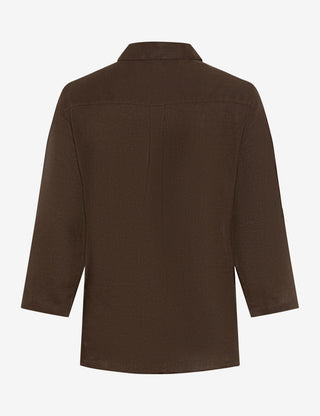 BRAX VICKI 3/4 Bluse - Umber Drift - 94111400 94-0008-52