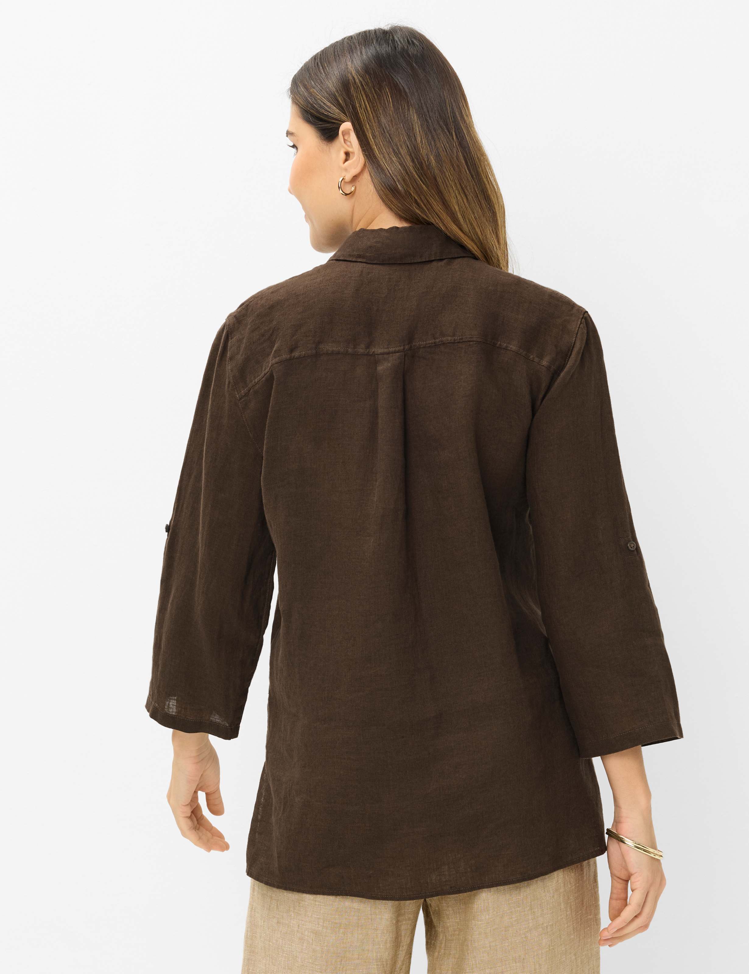 BRAX VICKI 3/4 Bluse - Umber Drift - 94111400 94-0008-52 von BRAX