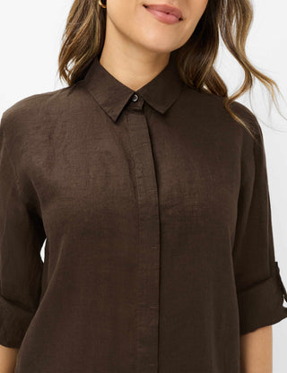 BRAX VICKI 3/4 Bluse - Umber Drift - 94111400 94-0008-52