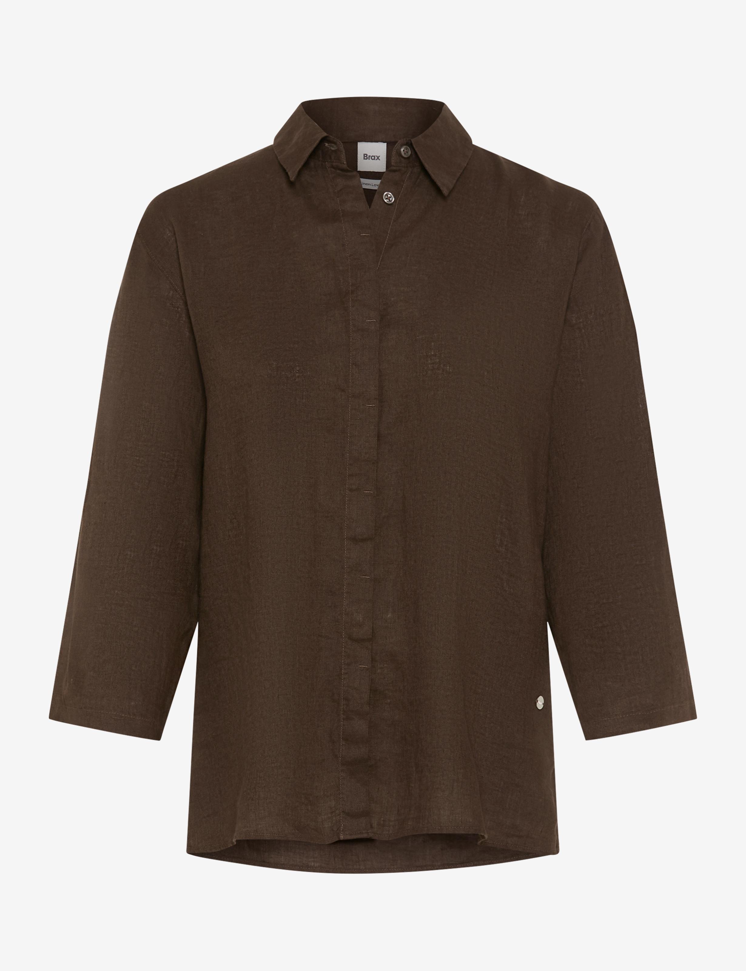 BRAX VICKI 3/4 Bluse - Umber Drift - 94111400 94-0008-52