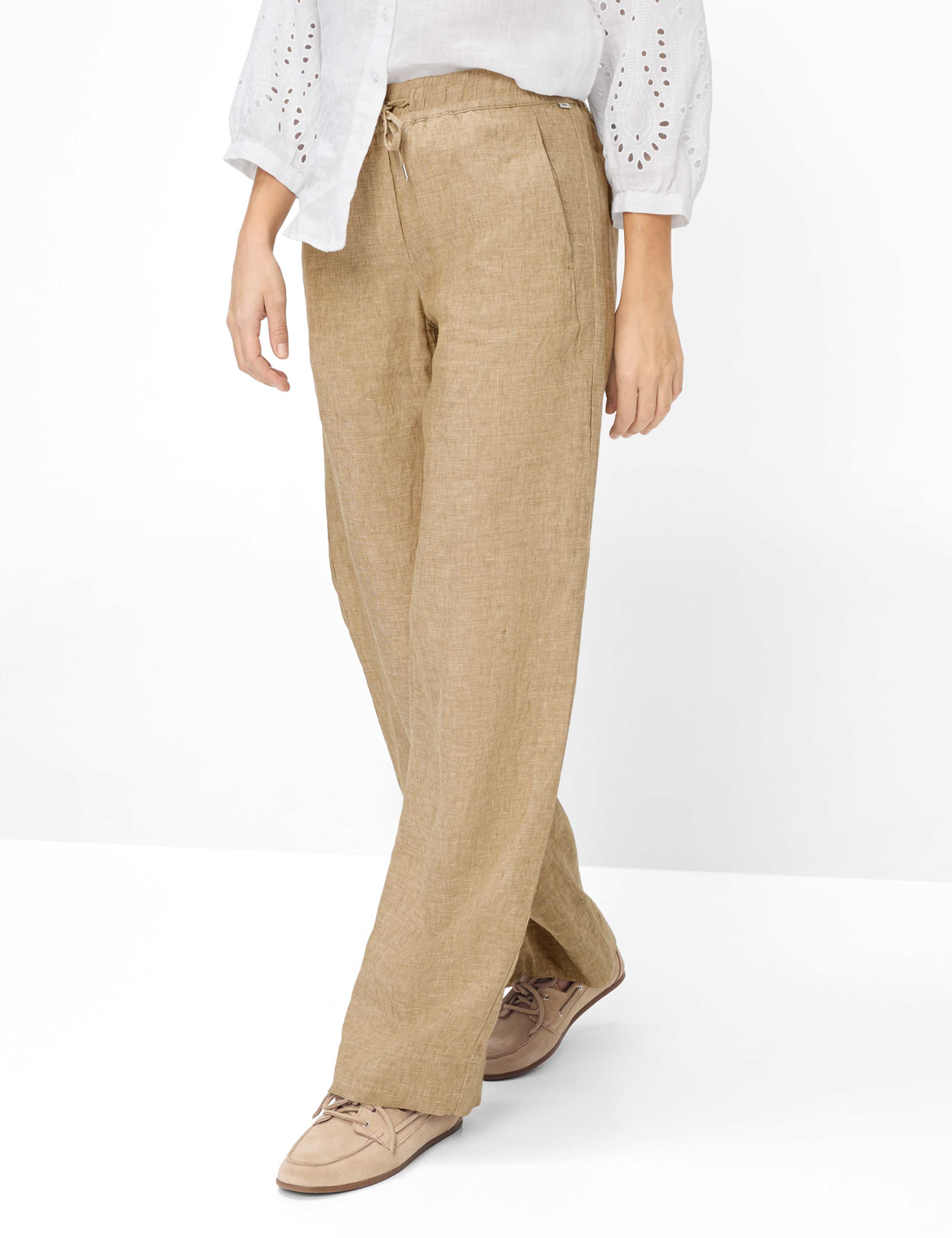 BRAX FARINA Stoffhose - Sunkissed Linen Beige - 9885020 09-2202-54 von BRAX
