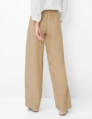 BRAX FARINA Stoffhose - Sunkissed Linen Beige - 9885020 09-2202-54