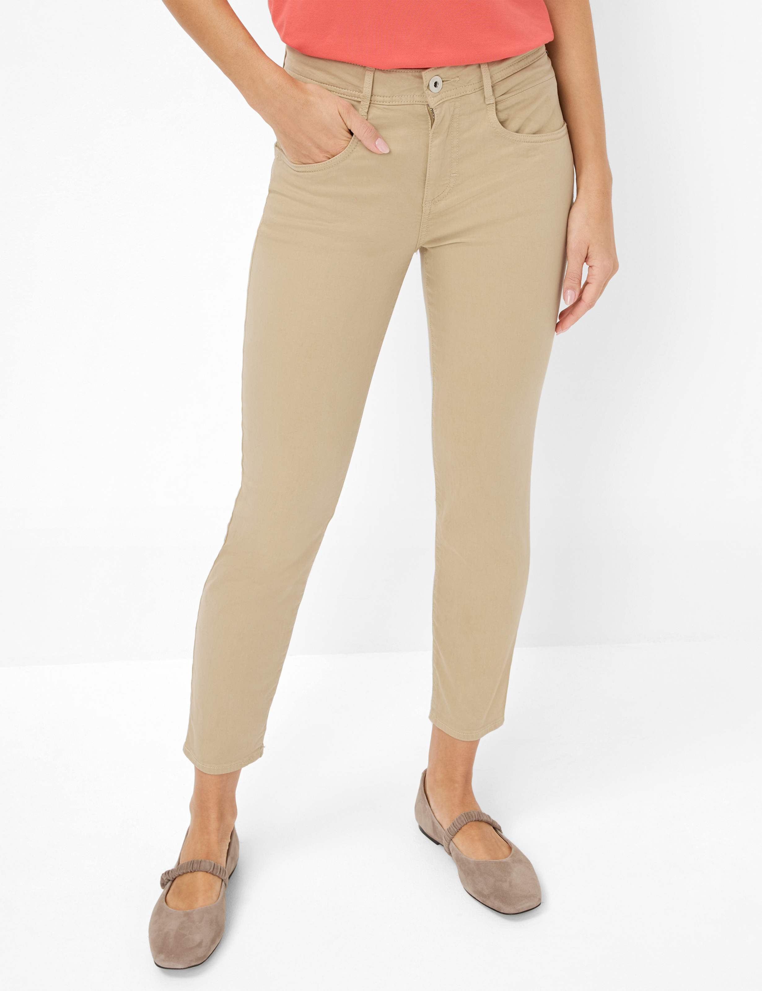 BRAX SHAKIRA S Slim Jeans - Sunlit Oat Beige - 9933720 71-7948-54