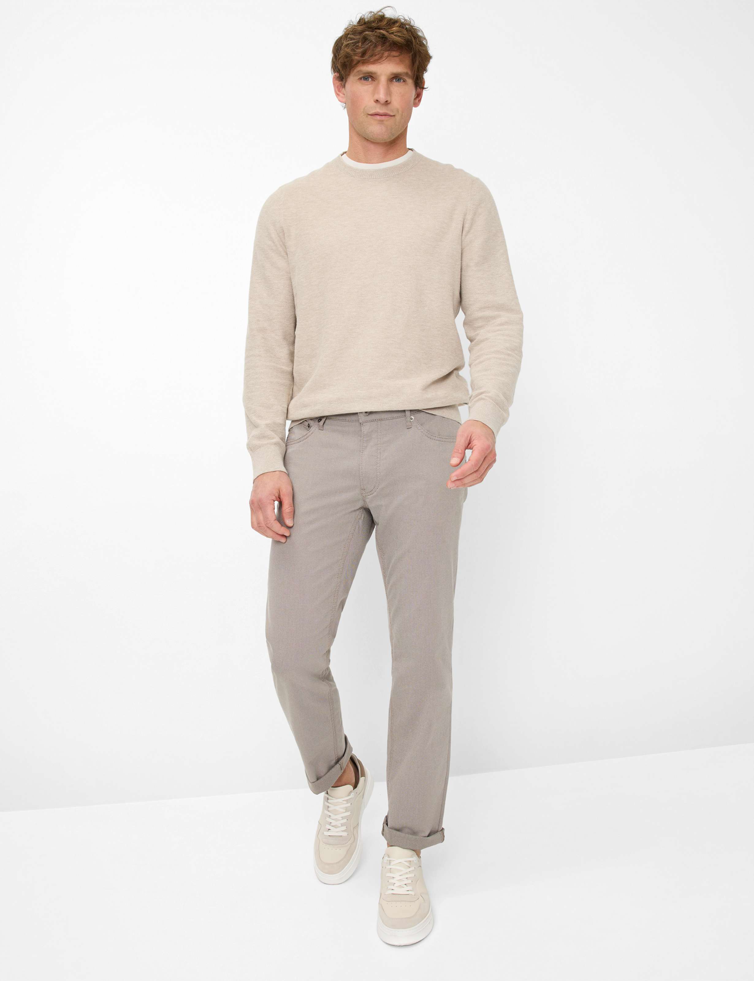 BRAX CHUCK Stoffhose - Sand Dune Taupe - 7863020 81-1708-55 von BRAX