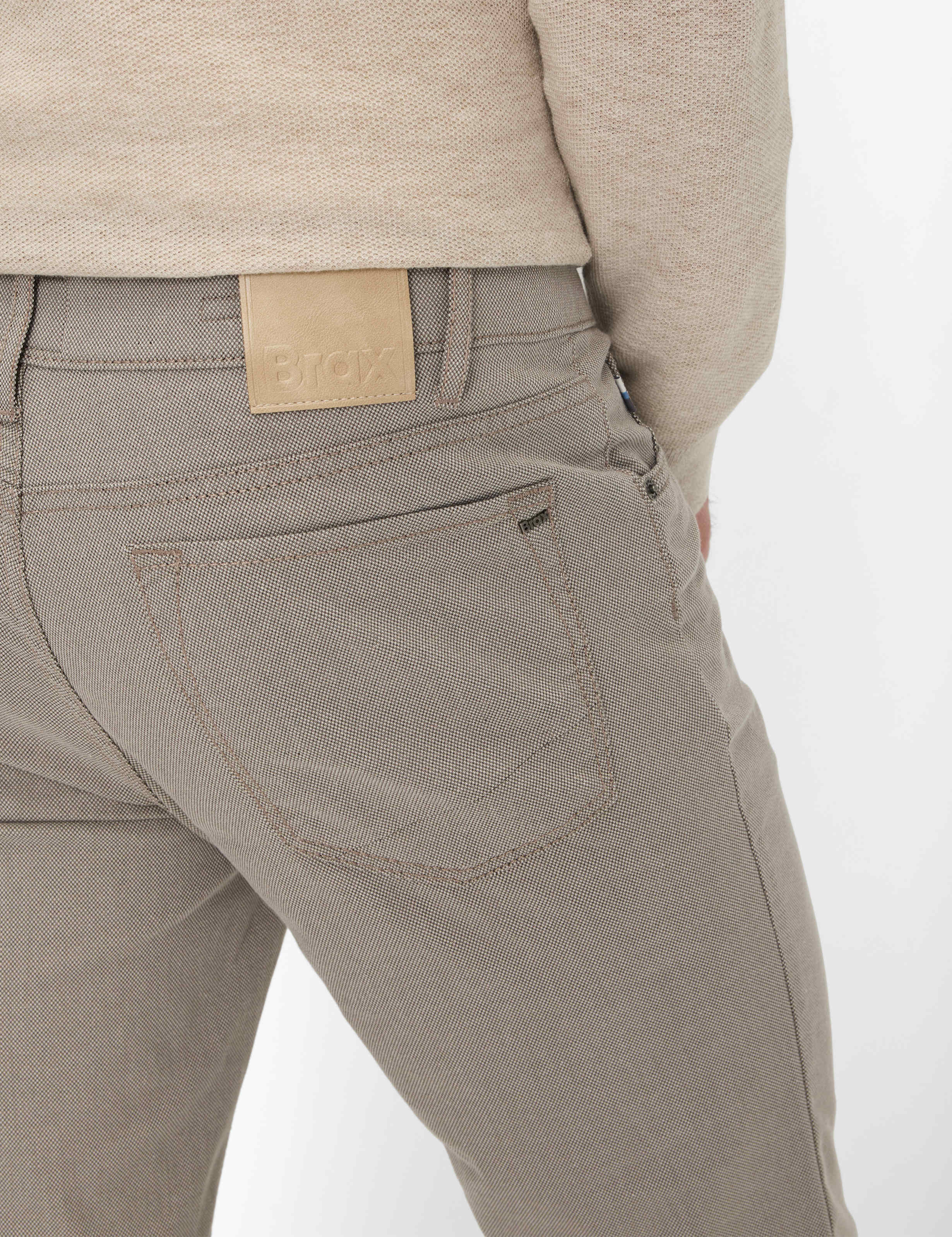 BRAX CHUCK Stoffhose - Sand Dune Taupe - 7863020 81-1708-55 von BRAX