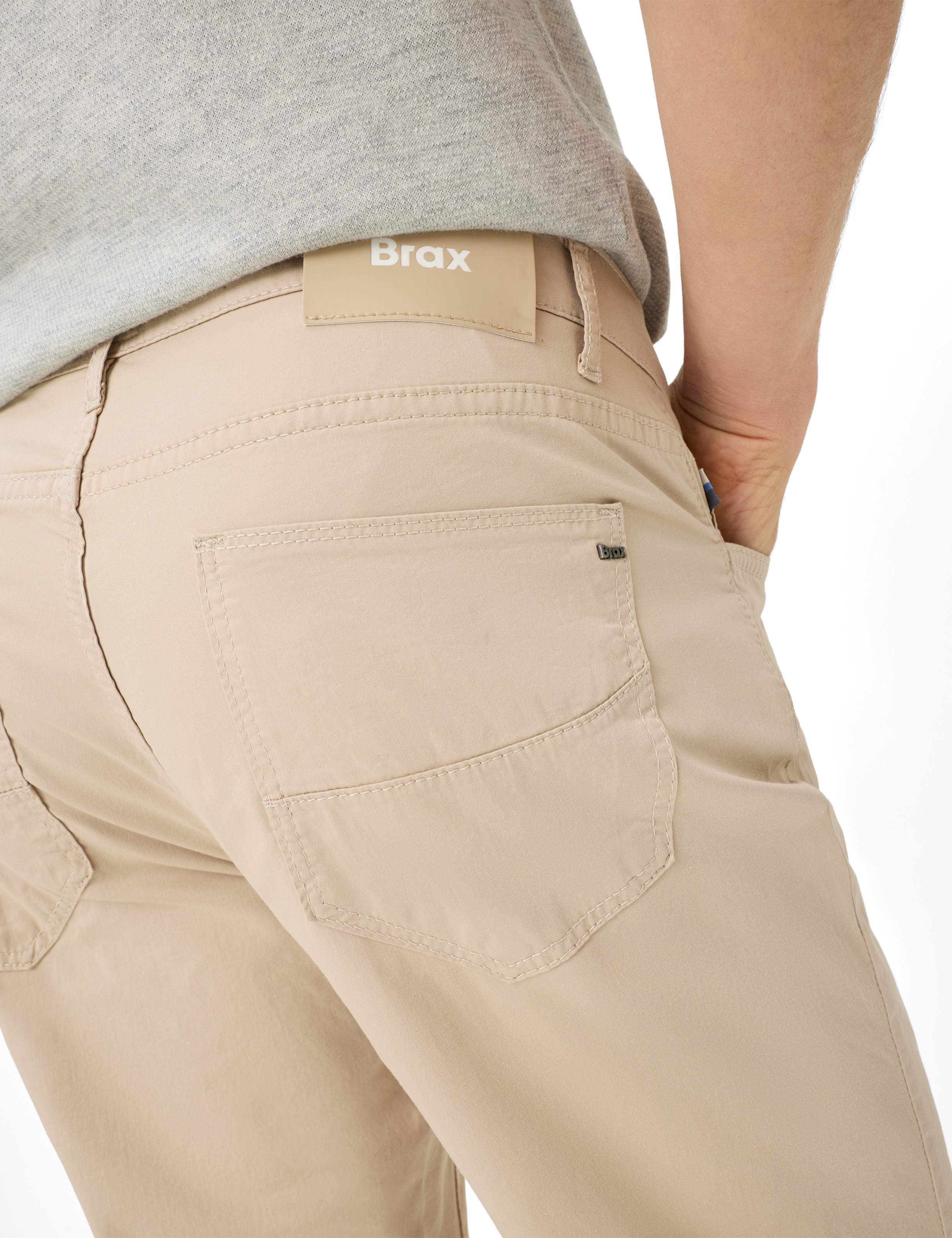 BRAX Cadiz U beach Stoffhose - Driftwood Sage Green - 7884120 07-3122-56 von BRAX