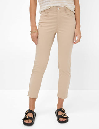 BRAX MARY S - Oyster Sand Cropped Five Pocket - 9838820 71-3208-56