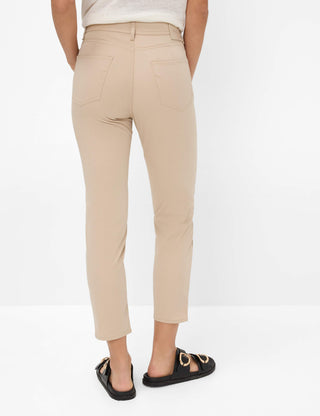 BRAX MARY S - Oyster Sand Cropped Five Pocket - 9838820 71-3208-56