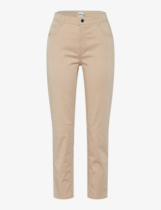 BRAX MARY S - Oyster Sand Cropped Five Pocket - 9838820 71-3208-56